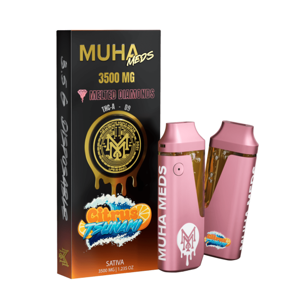 Citrus Tsunami Strain, Muha & Cart for Ultimate Flavor and Potency - Image 2