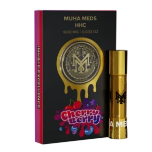 Alternative view of Muha Meds Cherry Berry Cart: Premium Cannabis Vape for Flavor Enthusiasts