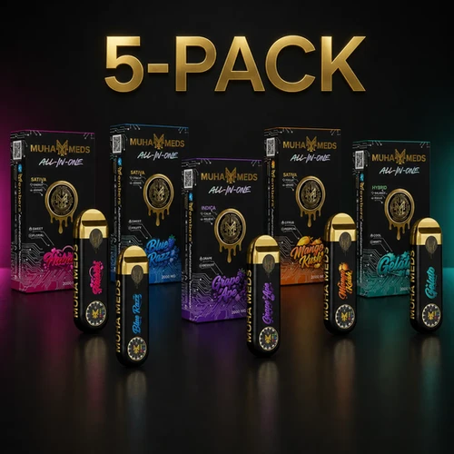 Muha Meds — Gen 3 All-In-One 2 Gram (5-Pack)