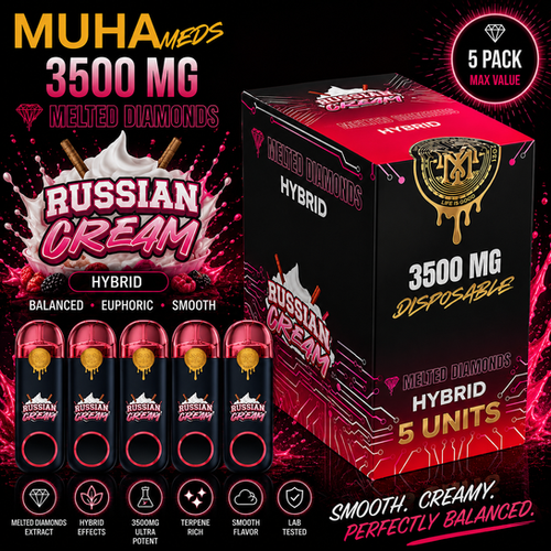 Muha Meds Russian Cream All-In-One - 3.5 Gram